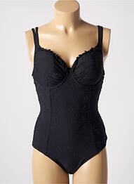 Maillot de bain 1 pièce stretch haut soutien-gorge moulé noir SEAFOLLY femme