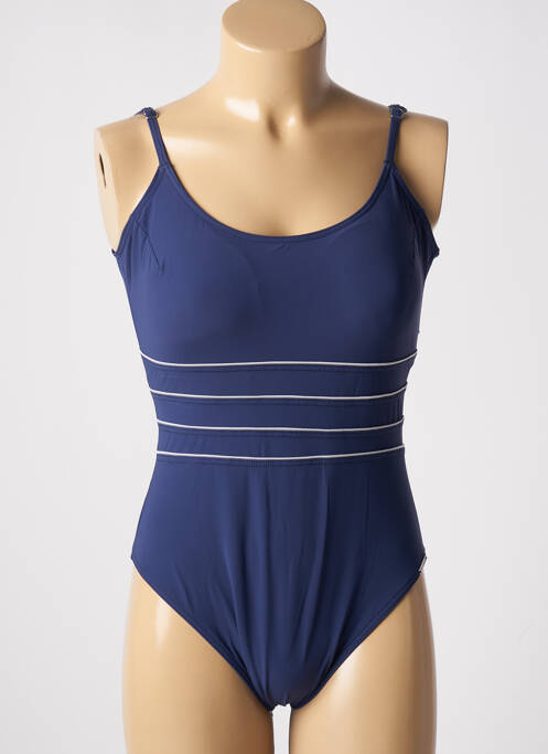 Maillot de bain 1 pièce bleu MISS CARAÏBES pour femme