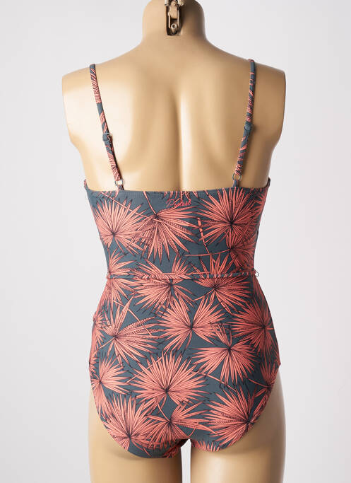 Maillot de bain 1 pièce gris PROTEST pour femme