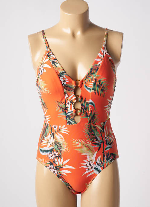 Maillot de bain 1 pièce orange SEAFOLLY pour femme