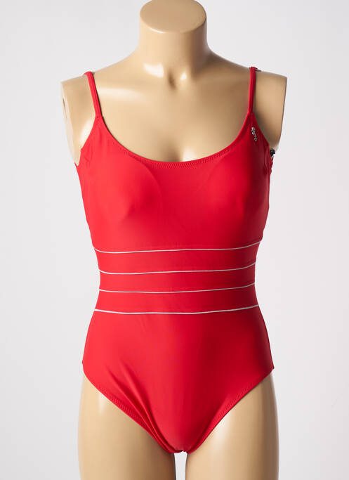 Maillot de bain 1 pièce rouge MISS CARAÏBES pour femme