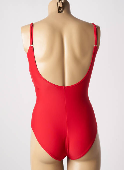 Maillot de bain 1 pièce rouge MISS CARAÏBES pour femme