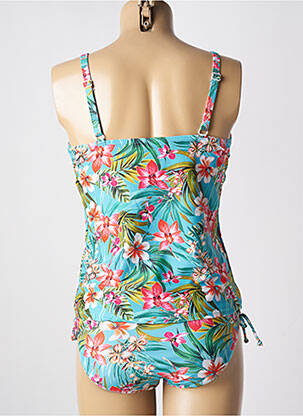 Tankini stretch bleu LAGON BLEU femme
