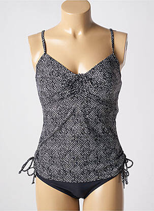 Tankini imprimé fantaisie noir SUN PROJECT femme