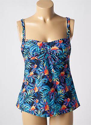Tankini imprimé fantaisie bleu SUN PROJECT femme