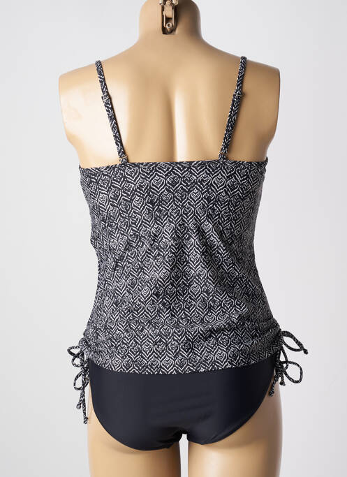 Tankini imprimé fantaisie noir SUN PROJECT femme