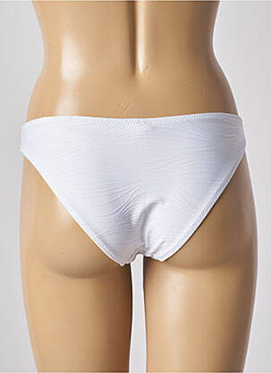 Bas de maillot de bain tissage satiné culotte blanc ADMAS femme