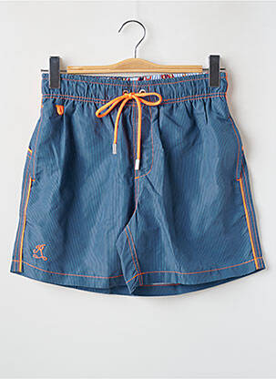 Short de bain imprimé rayures bleu RAMATUELLE homme