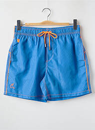 Short de bain imprimé rayures bleu clair RAMATUELLE homme