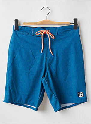 Short de bain imprimé fantaisie bleu SUN PROJECT homme