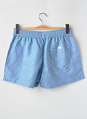 Short de bain imprimé rayures bleu LAGON BLEU homme