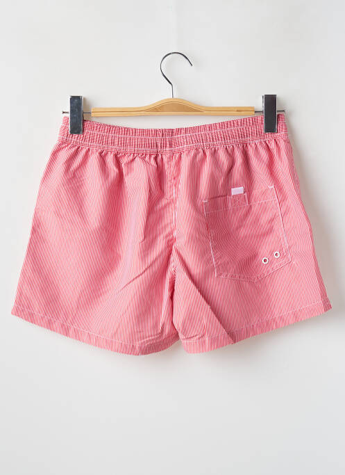 Short de bain fermeture liens à nouer rouge LAGON BLEU homme