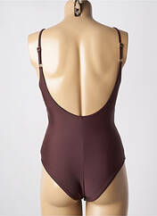 Maillot de bain 1 pièce marron YSABEL MORA pour femme seconde vue