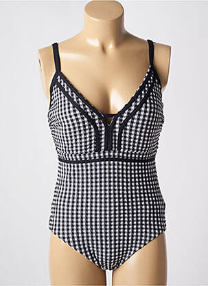 Maillot de bain 1 pièce haut triangles haut triangles noir SEAFOLLY femme