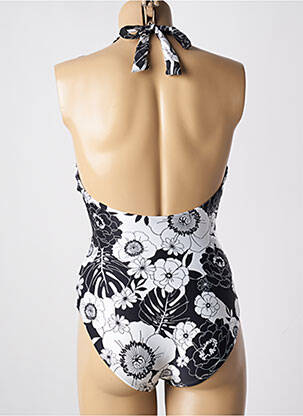 Maillot de bain 1 pièce imprimé fantaisie haut triangles noir SEAFOLLY femme