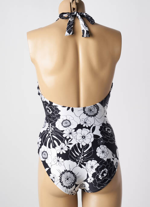 Maillot de bain 1 pièce imprimé fantaisie haut triangles noir SEAFOLLY femme