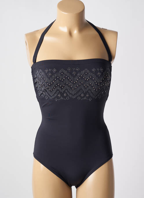 Maillot de bain 1 pièce haut bandeau haut bandeau noir TESSY femme