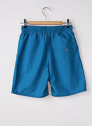Short de bain effet matière satinée bleu SUN PROJECT garçon