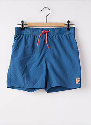 Short de bain effet matière satinée bleu PROTEST garçon