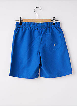 Short de bain effet matière satinée bleu SUN PROJECT garçon