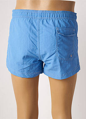 Short de bain effet matière satinée bleu RAMATUELLE homme