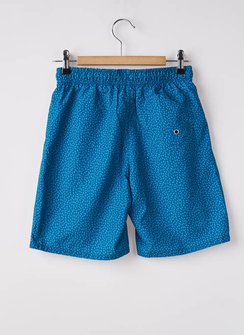 Short de bain effet matière satinée bleu SUN PROJECT garcon