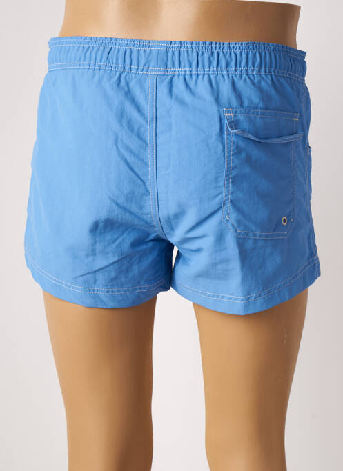 Short de bain effet matière satinée bleu RAMATUELLE homme