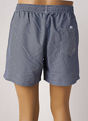 Short de bain imprimé rayures bleu LAGON BLEU homme