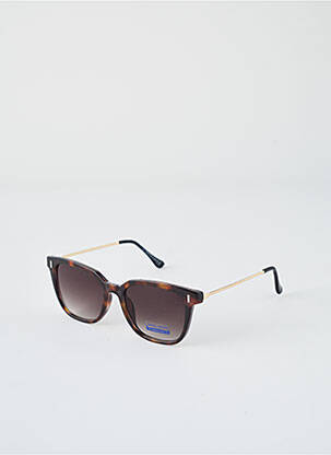 Lunettes de soleil imprimé fantaisie marron CITY VISION EYEWEAR femme