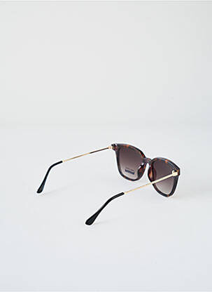 Lunettes de soleil imprimé fantaisie marron CITY VISION EYEWEAR femme