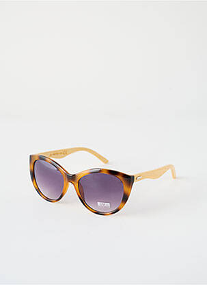 Lunettes de soleil imprimé fantaisie marron CITY VISION EYEWEAR femme