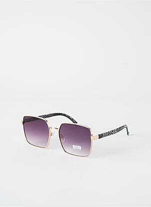 Lunettes de soleil imprimé animal noir CITY VISION EYEWEAR femme