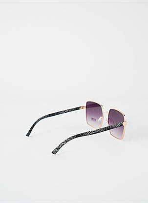 Lunettes de soleil imprimé animal noir CITY VISION EYEWEAR femme
