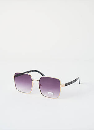 Lunettes de soleil imprimé animal noir CITY VISION EYEWEAR femme