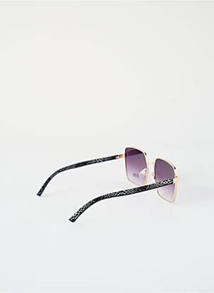 Lunettes de soleil imprimé animal noir CITY VISION EYEWEAR femme