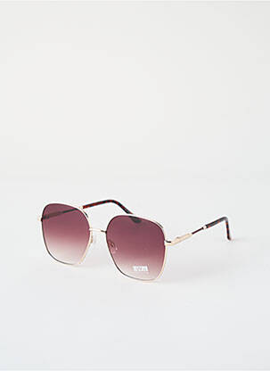 Lunettes de soleil imprimé fantaisie marron CITY VISION EYEWEAR femme