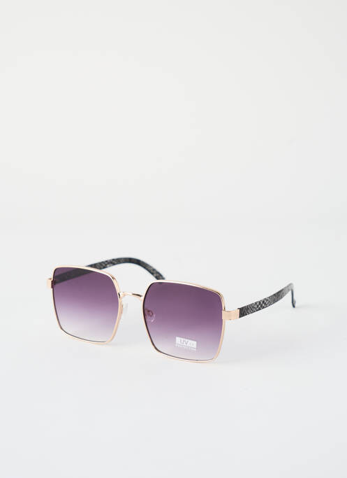 Lunettes de soleil imprimé animal noir CITY VISION EYEWEAR femme