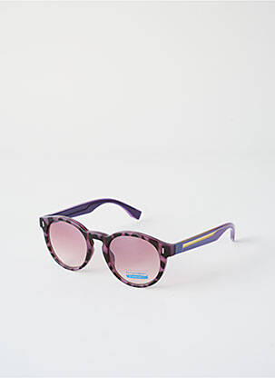Lunettes de soleil imprimé fantaisie violet CITY VISION EYEWEAR femme