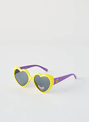 Lunettes de soleil imprimé fantaisie jaune CITY VISION EYEWEAR fille