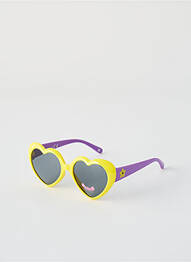 Lunettes de soleil imprimé fantaisie jaune CITY VISION EYEWEAR fille