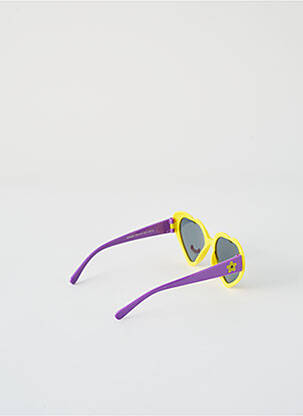 Lunettes de soleil imprimé fantaisie jaune CITY VISION EYEWEAR fille
