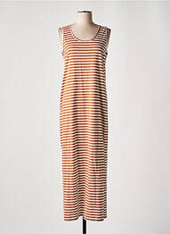 Robe longue sans manche sans manche marron INES DE LA FRESSANGE femme