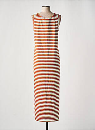 Robe longue sans manche sans manche marron INES DE LA FRESSANGE femme