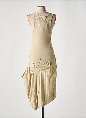 Robe longue sans manche sans manche beige MARITHE & FRANCOIS GIRBAUD femme
