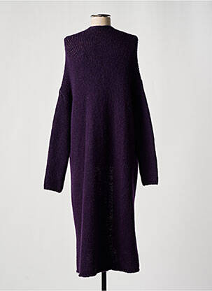 Gilet manches longues stretch violet ROSSO 35 femme