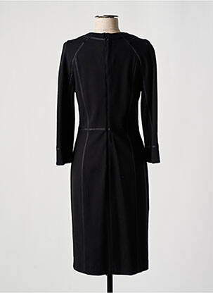Robe mi-longue manches longues manches longues noir TARA JARMON femme