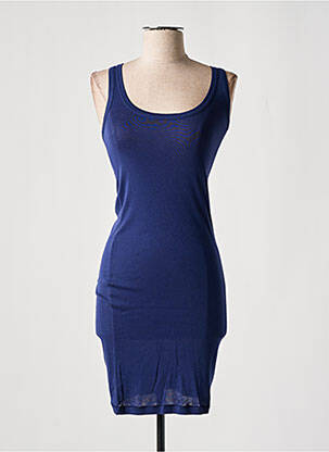 Robe mi-longue sans manche sans manche bleu MARITHE & FRANCOIS GIRBAUD femme