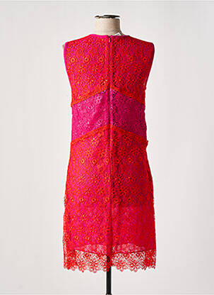 Robe mi-longue sans manche sans manche rose PINKO femme