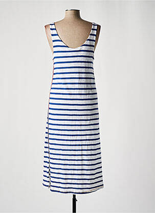 Robe longue sans manche sans manche bleu LA MARINIÈRE FRANÇAISE femme