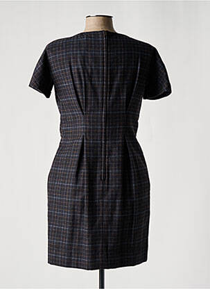 Robe courte fermeture zippée au dos manches courtes noir SEE BY CHLOÉ femme